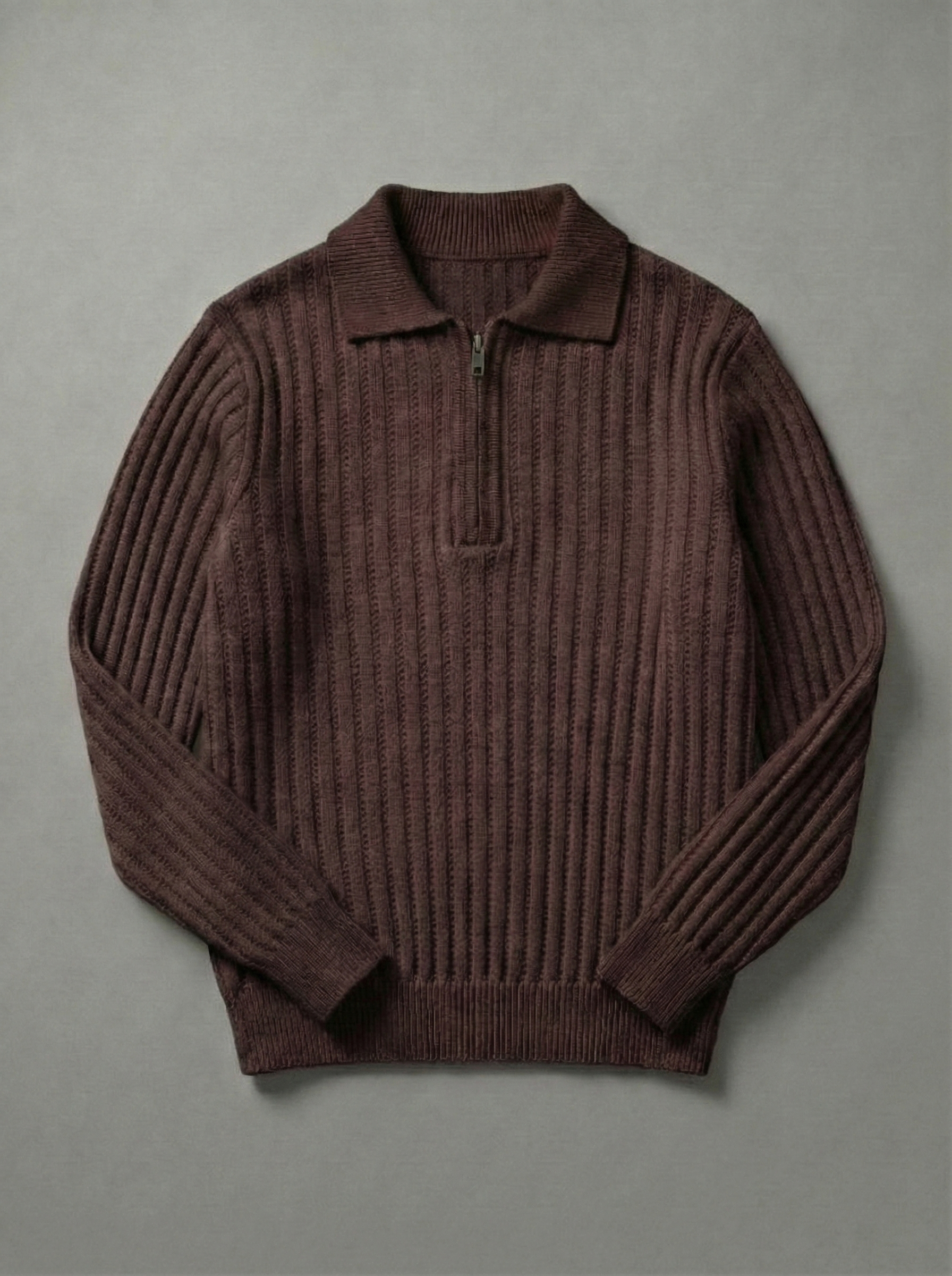 The Heritage Ribbed Quarter-Zip